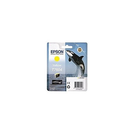 Cartucho tinta epson c13t76044010 amarillo supercolor p600sc - p600 - orca