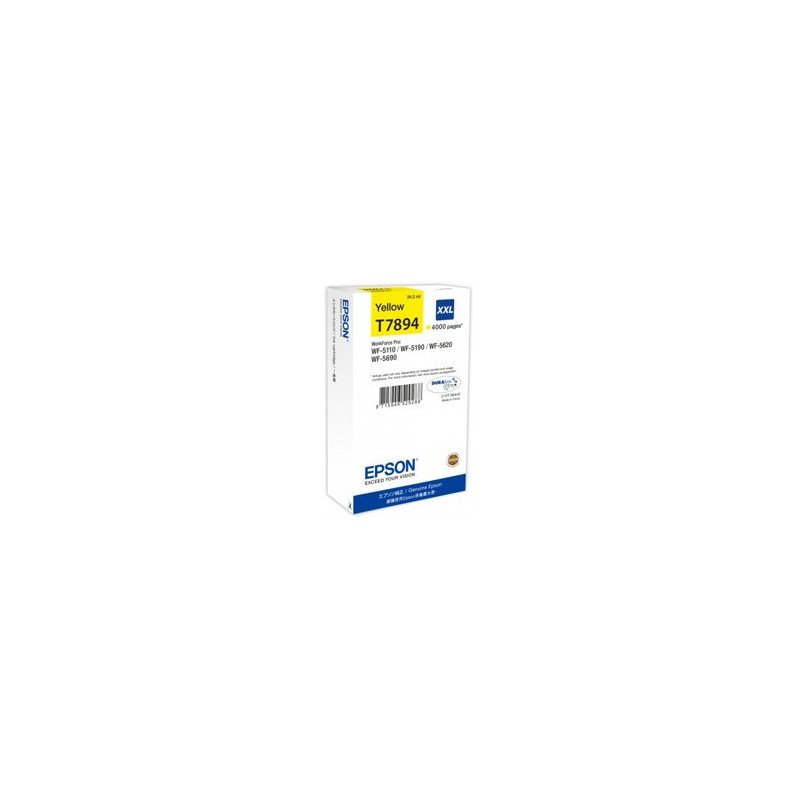 Cartucho tinta epson c13t789440 amarillo xxl 4000 paginas
