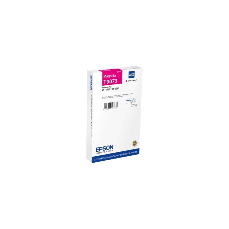 Cartucho tinta epson t9073 magenta xxl wf - 6xxx ink 7000 paginas