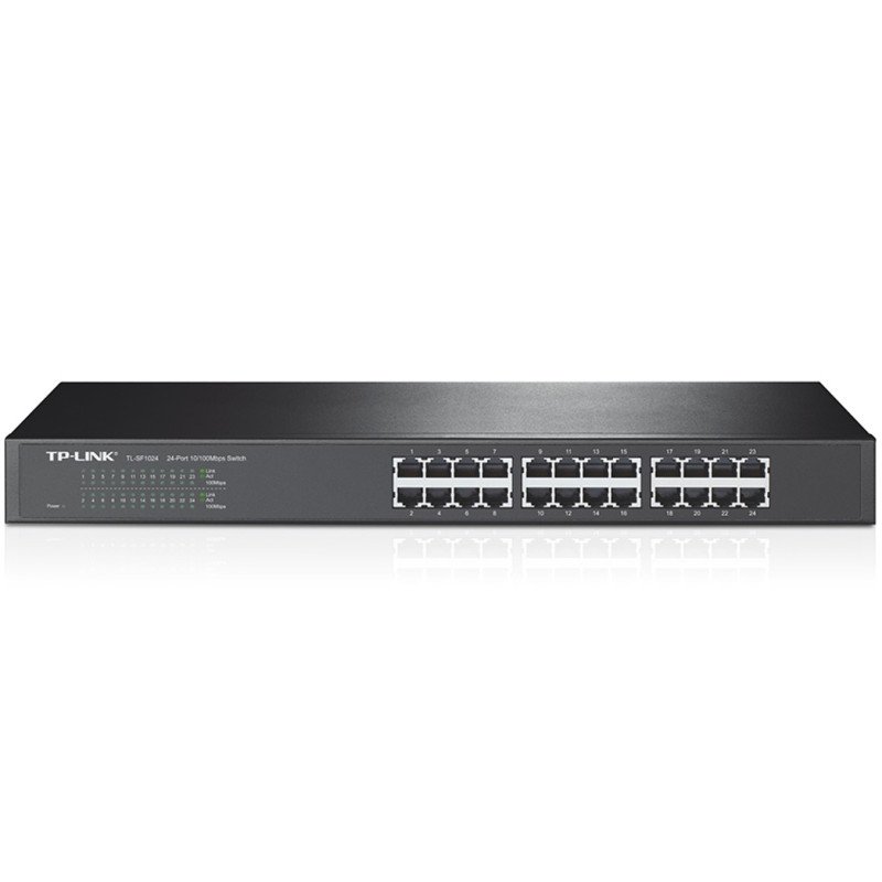 Switch 24 puertos 10 - 100 19 pulgadas tp link