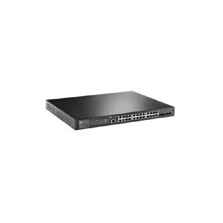 Switch 28 puertos 10 - 100 - 1000 (24p poe + 4sfp) l2 tp - link