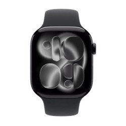 Smartwatch apple watch s11 gps + cellular 46mm jet black aluminium case black sport band - m - l