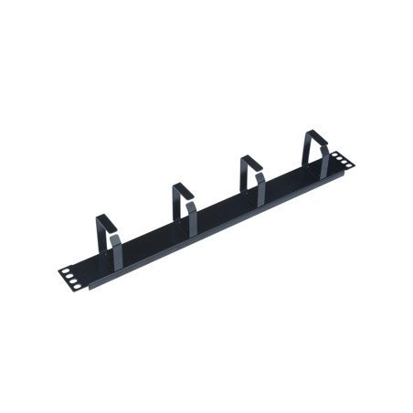Panel pasa cables wp 1u - metalico - negro