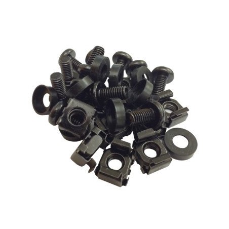 Kit de tornillos y tuercas wp 20 piezas para rack