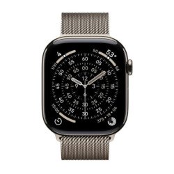 Smartwatch apple watch series 11 gps + cellular 46mm natural titanium milanese loop m - l