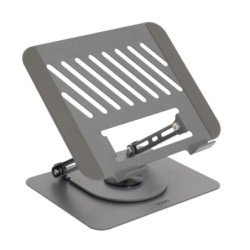 Soporte - base elevador tooq para portatil 17 pulgadas plata