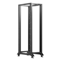Armario rack lanberg abierto 19 pulgadas 42u 600x1000 negro
