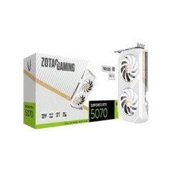 Tarjeta grafica zotac rtx 5070 twin edge oc 12gb gddr7 white - 3x dp - 1x hdmi pci express 5.0