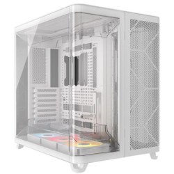 Caja ordenador corsair air 5400 rs - r argb atx cristal templado blanca