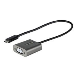 Adaptador usb tipo c a vga startech 0.3m - macho - hembra - negro