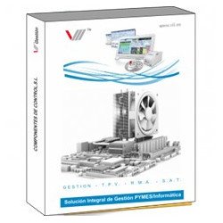 Software gestion v3+ tpv + sat+ rma industrial 5 usuarios licencia electro perpetua incluye 1 ano matenimiento