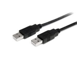 Cable usb tipo a startehc 1m - macho - macho - negro