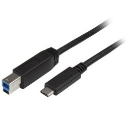 Cable usb tipo c a usb tipo b startech 2m - macho - macho - negro