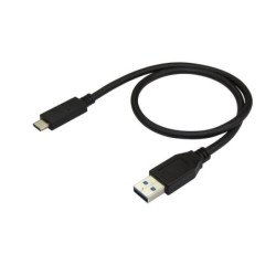 Cable usb tipo c a usb tipo a startech 0.5m - macho - macho - negro