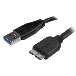 Cable usb tipo a a micro usb tipo b startech 0.5m - macho - macho - negro