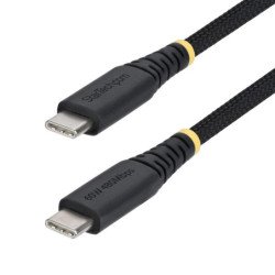 Cable usb tipo c startech 3m - macho - macho - negro trenzado