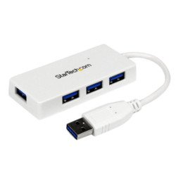 Hub startech usb tipo a 4 en 1 blanco