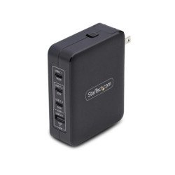 Cargador de pared para portatil gan startech 140w 4x usb tipo c