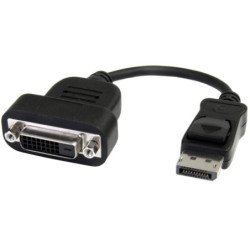 Adaptador displayport a dvi - d startech macho - hembra - negro