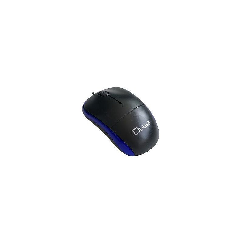 Raton optico usb l - link negro - azul
