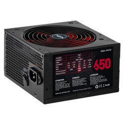 Fuente alimentacion nox nx650 gaming atx 650w negro