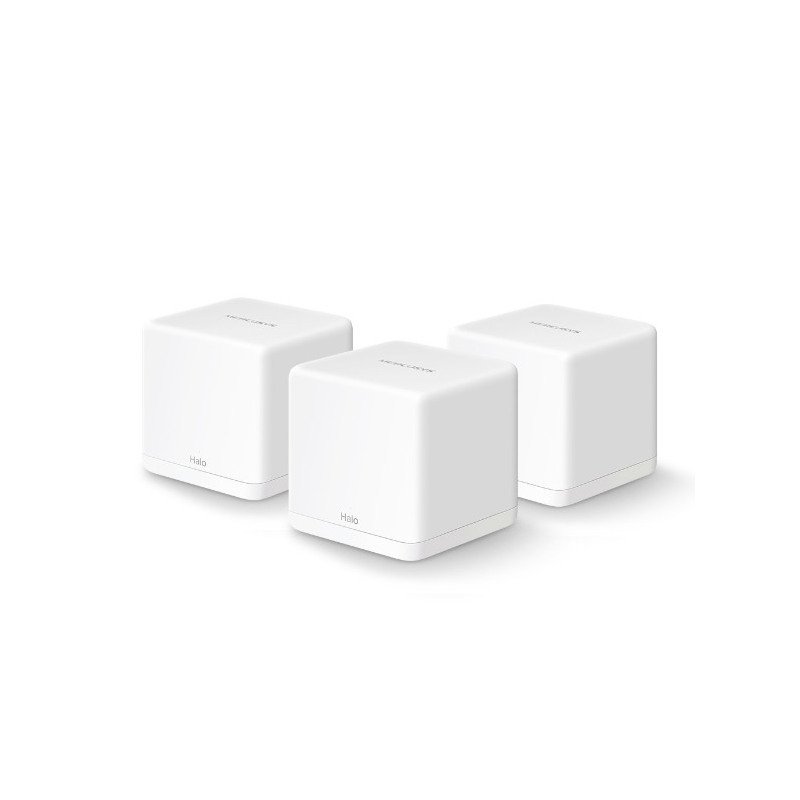 Router mesh mercusys halo h30g pack de 3 1300mbps