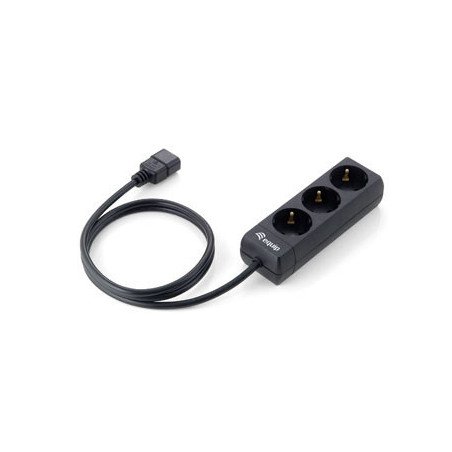 Regleta equip 3 tomas especial sais conector iec macho 1.1m