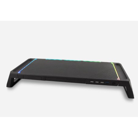 Elevador soporte de monitor deep gaming con hub usb