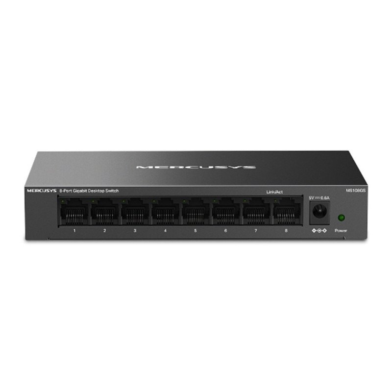 Switch mercusys ms108gs 8 puertos - 10 - 100 - 1000mbps - rj45
