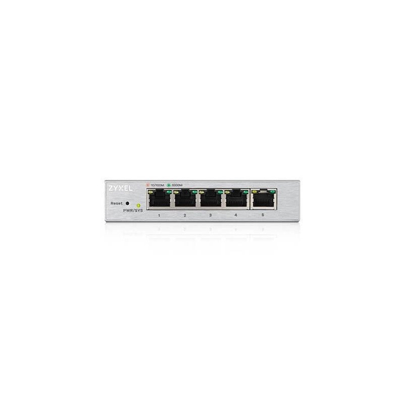 Switch 5 puertos zyxel - gestionable - full duplex 10 - 100 - 1000