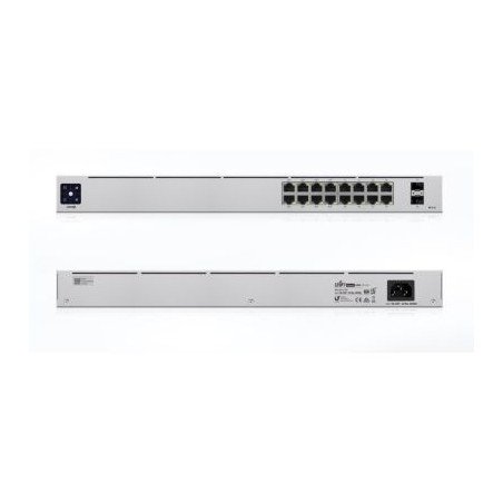Switch 16 puertos ubiquiti susw - 16 - poe gigabit l2 2ptos sfp poex8 42w