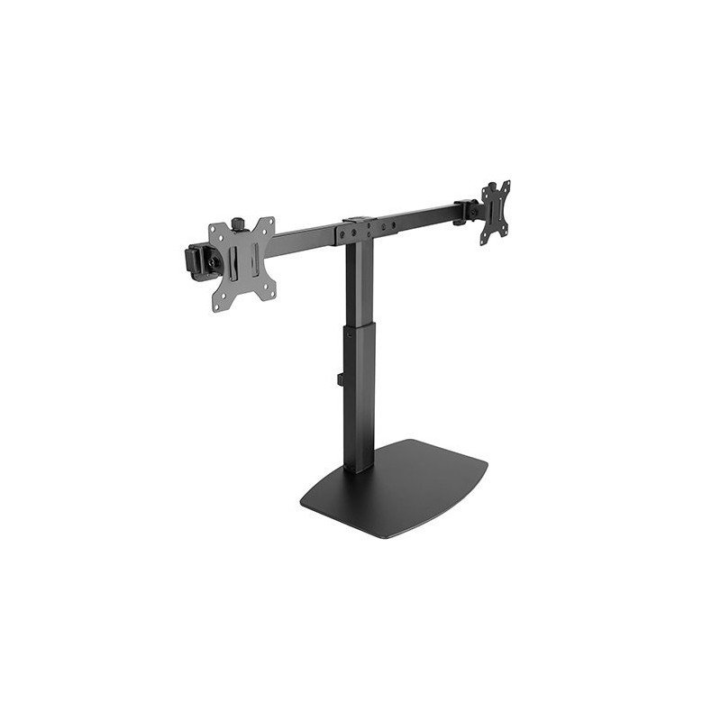 Soporte monitor de mesa tooq para 2 pantallas 17 pulgadas - 27 pulgadas
