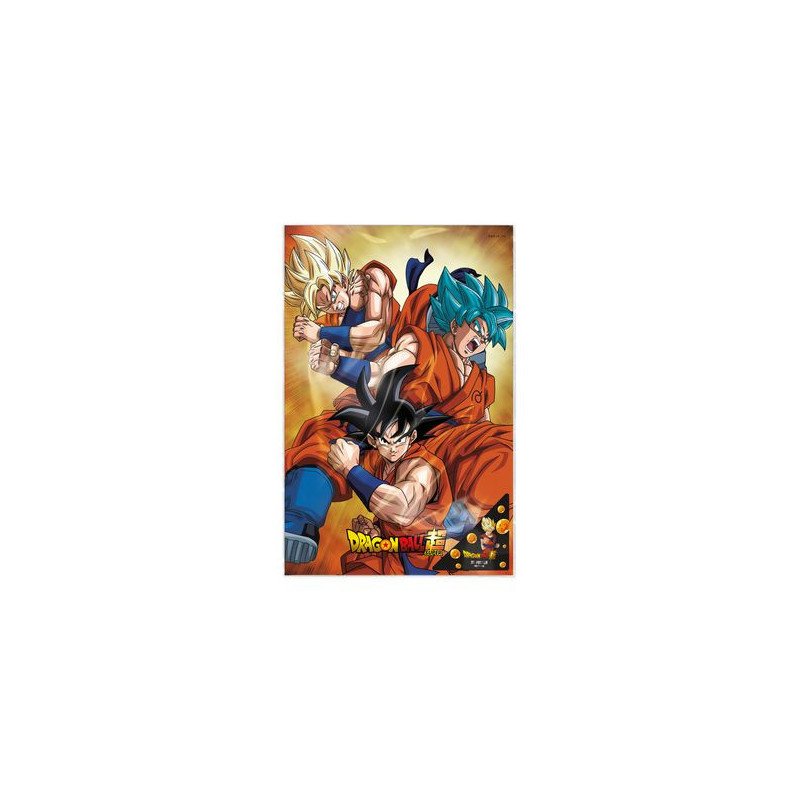 Poster 3d 58x38 cm champa goku states dragon ball super