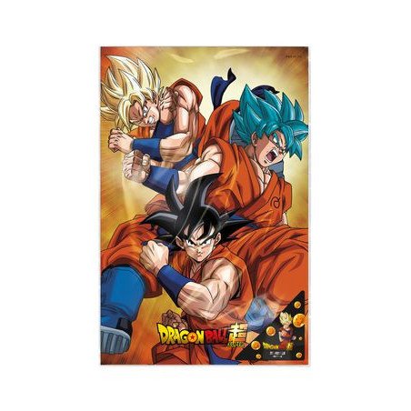 Poster 3d 58x38 cm champa goku states dragon ball super