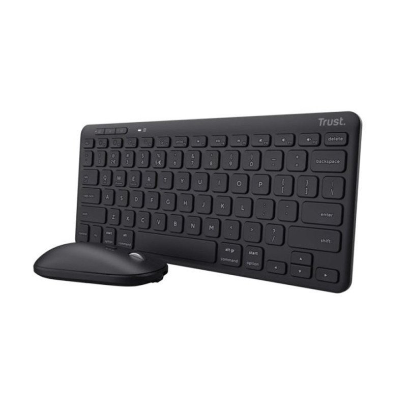 Teclado + raton trust lyra inalambrico multidispositivo