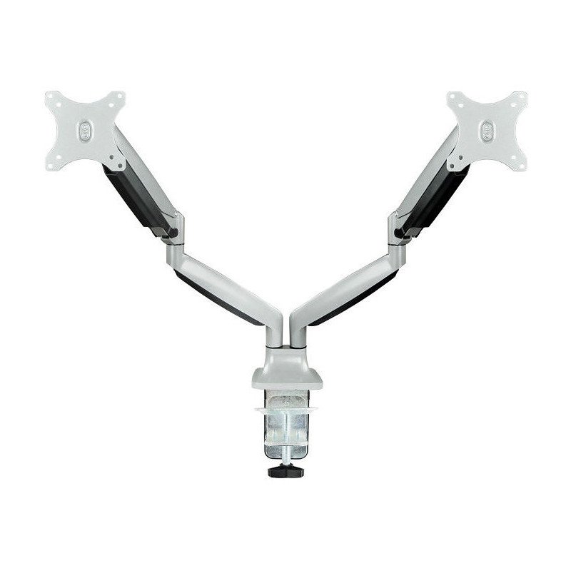 Soporte mesa monitor tooq db3132tnr - s 13 pulgadas - 32 pulgadas 2 brazos carga maxima max 9kg - brazo