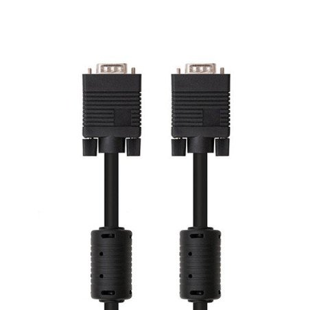 Cable nanocable con ferrita svga hdb15 - m - hdb15 - m nanocable 10m - macho a macho