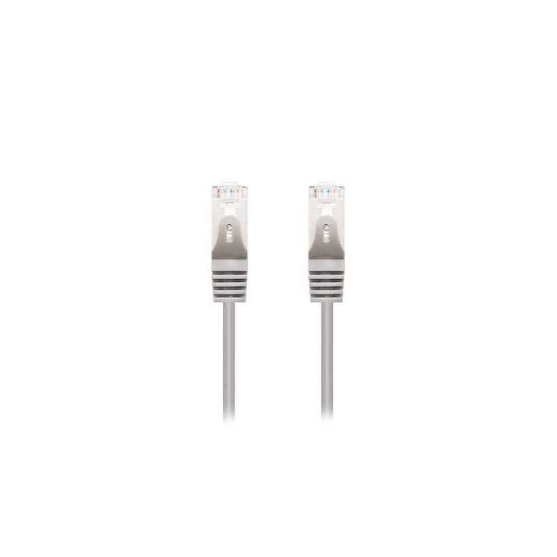 Latiguillo cable red ftp cat6 rj45 nanocable 10m gris