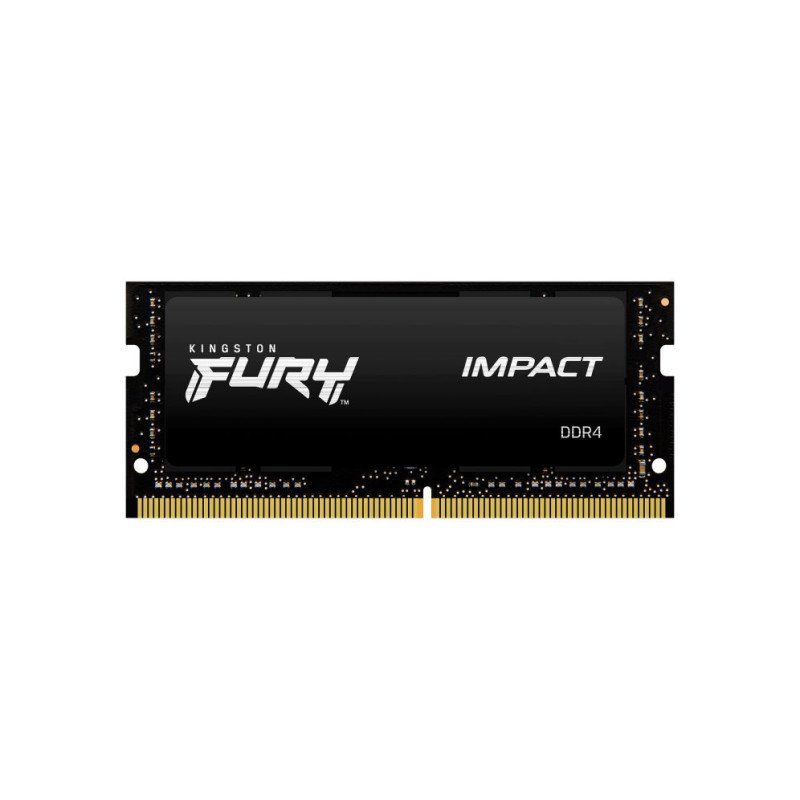 Memoria ddr4 8gb kingston - 3200mhz - pc4 - 25600 - fury impact - 1.2v - sodimm