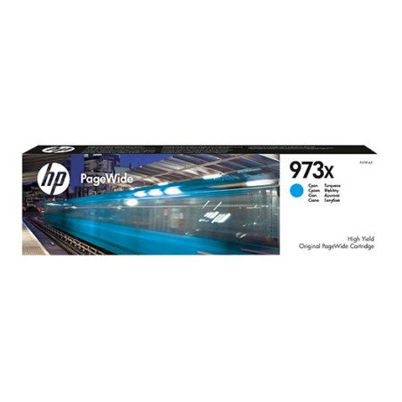 Cartucho tinta hp original cartridge no 973x cian pagewide f6t81ae
