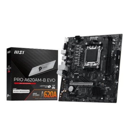 Placa base msi pro a620am - b evo am5 matx