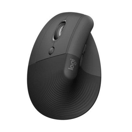 Raton inalambrico vertical logitech lift para zurdos 4000 dpi negro - gris