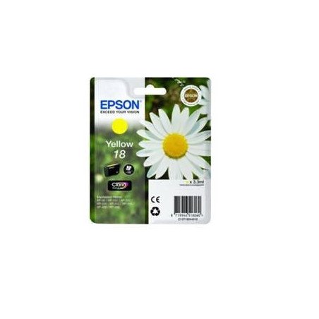 Cartucho tinta epson t180440 amarillo xp - 102 - 205 - 305 - 405 - 30 - margarita