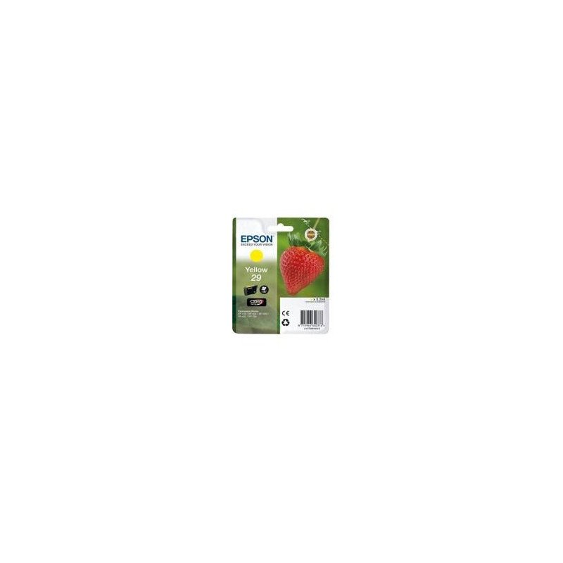 Cartucho tinta epson 29 c13t29844012 amarillo xp235 - xp332 - xp3357xp4327xp435 - fresa