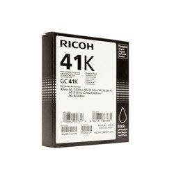 Cartucho gel ricoh gc - 41k negro (2500 pag)
