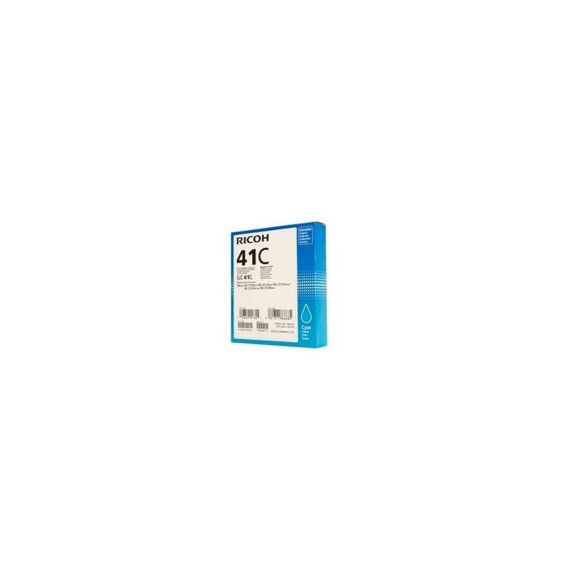 Cartucho gel ricoh gc - 41c cian (2500 pag)