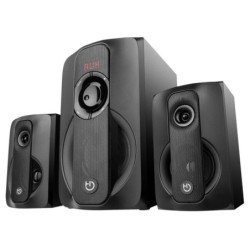 Altavoces hiditec 2.1 multimedia h400 dark edition 80w bluetooth usb sd radio