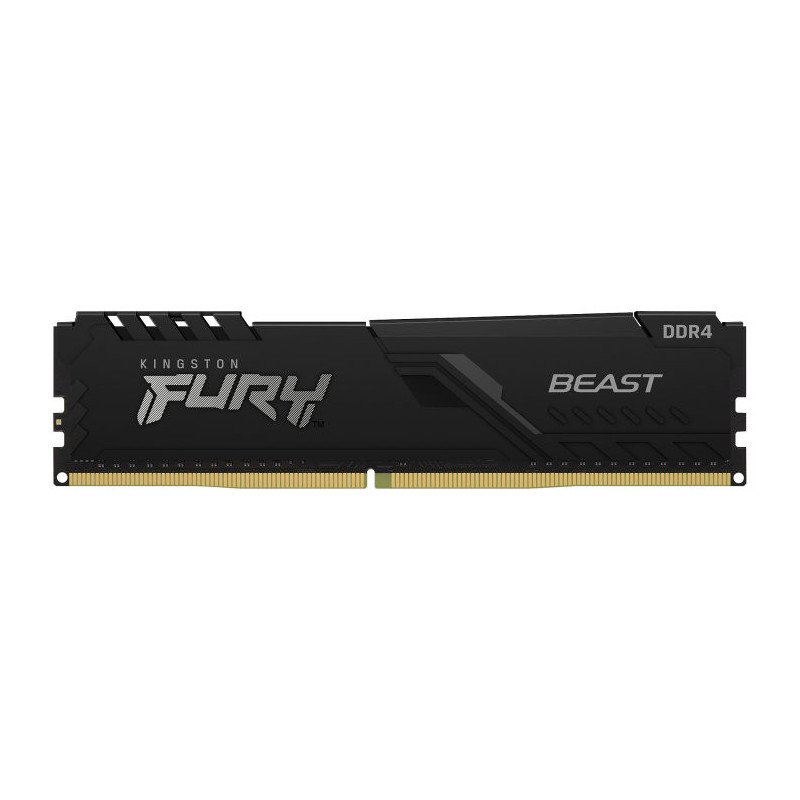 Memoria ram ddr4 8 gb kingston - 3600mhz - pc4 - 28800 - fury beast - negro
