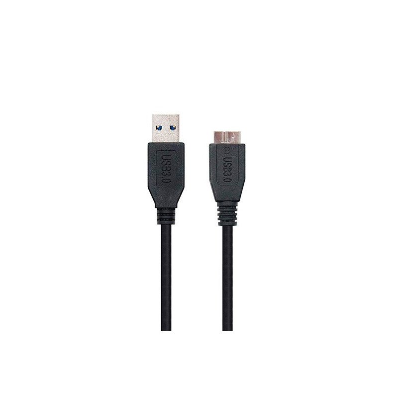 Cable usb tipo a 3.0 a micro usb tipo b 3.0 nanocable 1m negro macho - macho