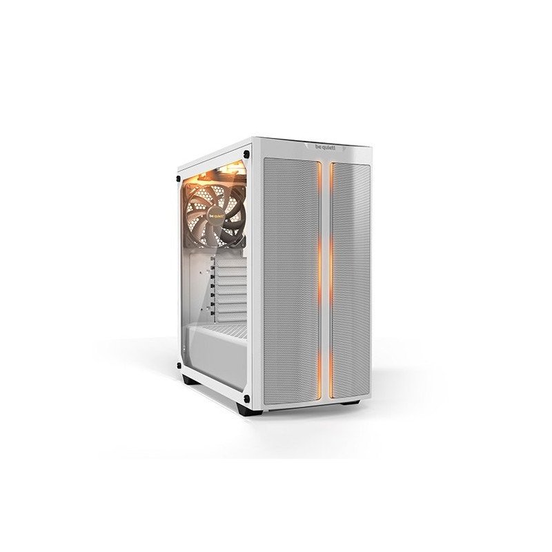 Caja ordenador gaming atx be quiet! pure base 500dx white tira led argb frontal - cristal templado - 3x ventilador 140